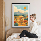 Burkina Faso - Travel Wall Poster Print Home Deco - Travel Art Poster Print