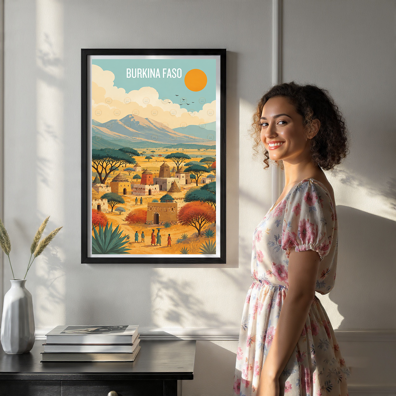 Burkina Faso - Travel Wall Poster Print Home Deco - Travel Art Poster Print