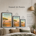 Burkina Faso - Travel Wall Poster Print Home Deco - Travel Art Poster Print