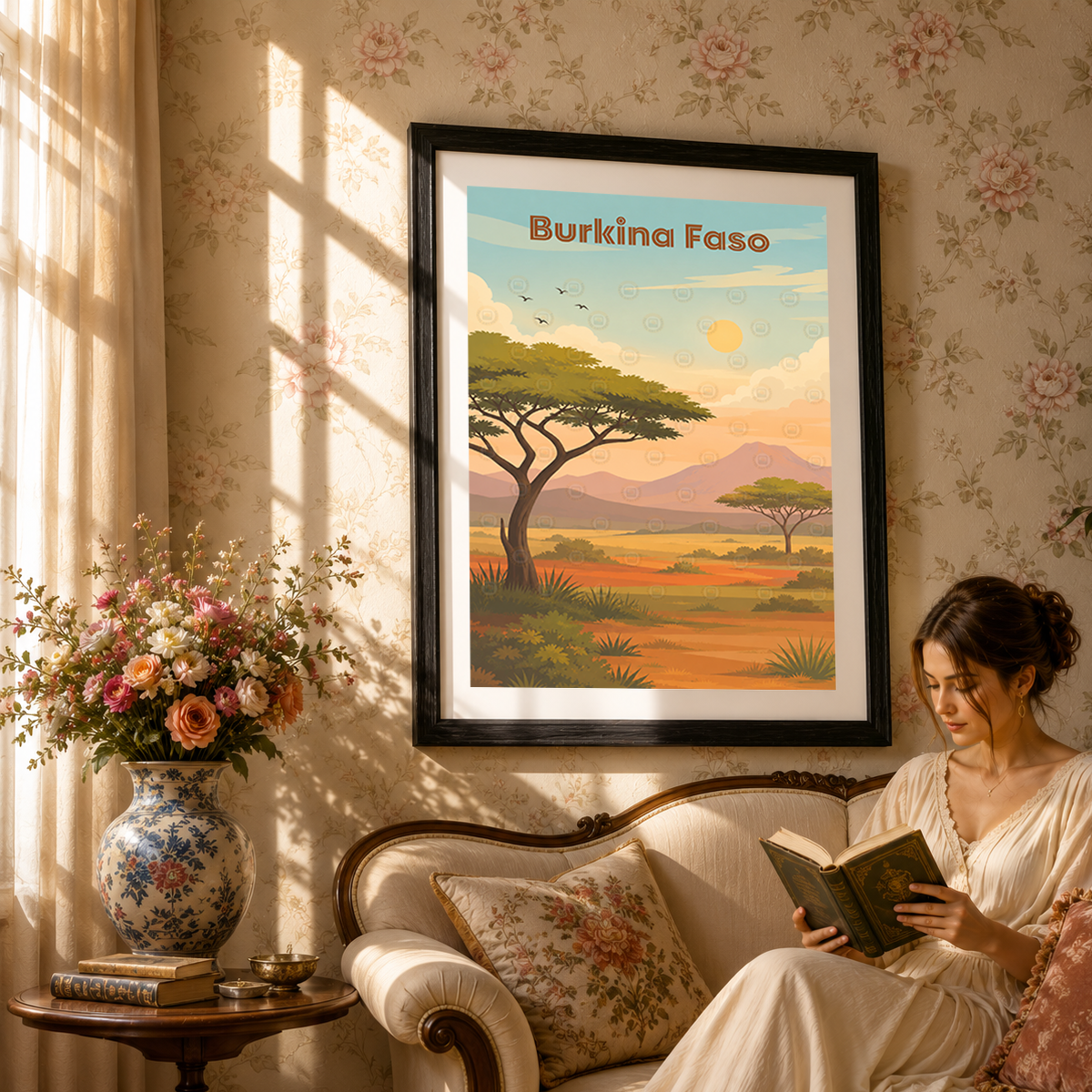 Burkina Faso - Travel Wall Poster Print Home Deco - Travel Art Poster Print