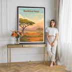 Burkina Faso - Travel Wall Poster Print Home Deco - Travel Art Poster Print