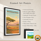 Burkina Faso - Travel Wall Poster Print Home Deco - Travel Art Poster Print