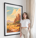 Burkina Faso - Travel Wall Poster Print Home Deco - Travel Art Poster Print