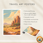 Burkina Faso - Travel Wall Poster Print Home Deco - Travel Art Poster Print