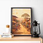 Burkina Faso - Travel Wall Poster Print Home Deco - Travel Art Poster Print