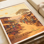 Burkina Faso - Travel Wall Poster Print Home Deco - Travel Art Poster Print