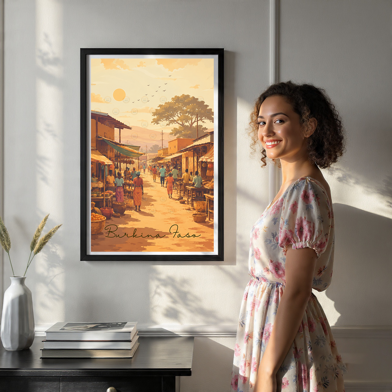 Burkina Faso - Travel Wall Poster Print Home Deco - Travel Art Poster Print