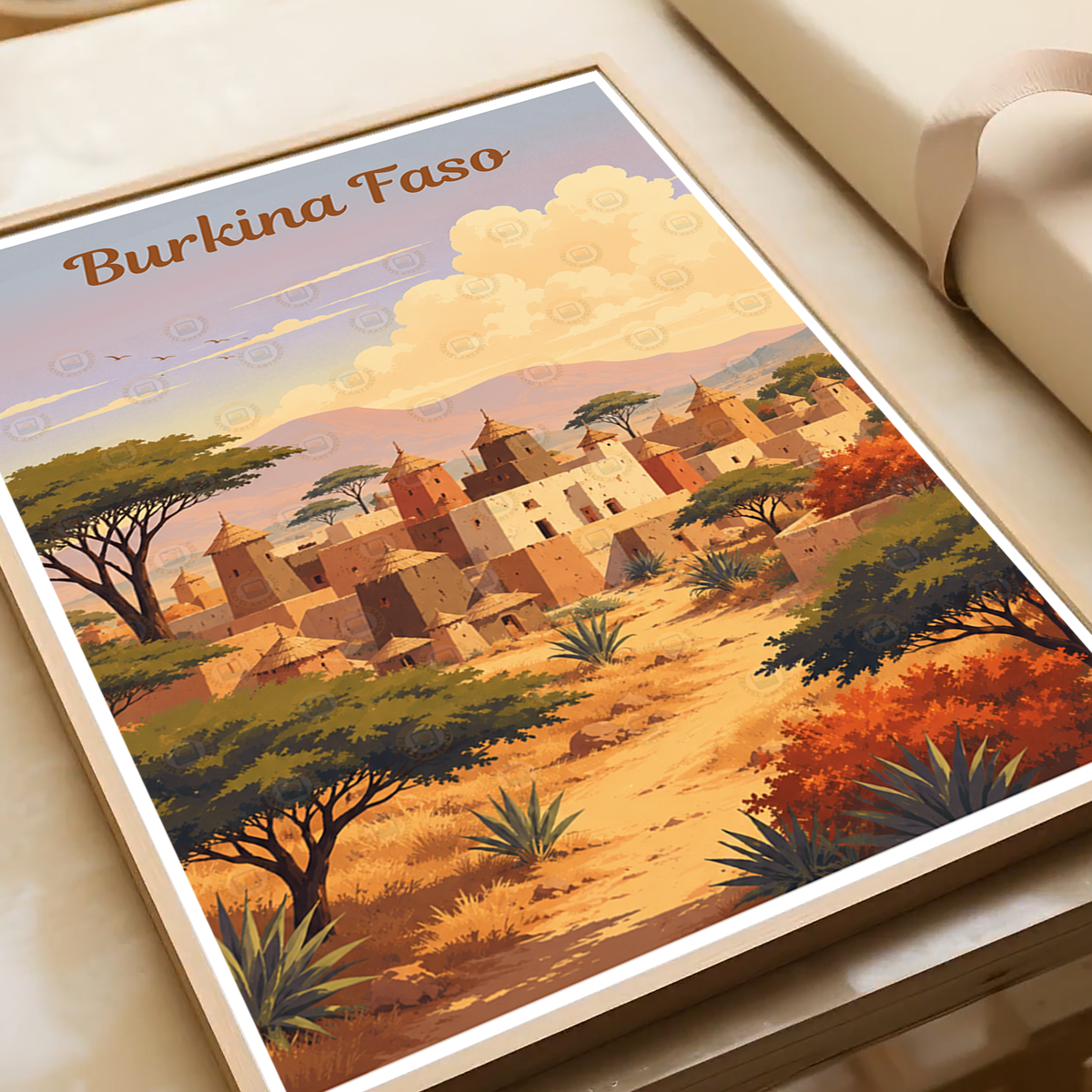 Burkina Faso - Travel Wall Poster Print Home Deco - Travel Art Poster Print