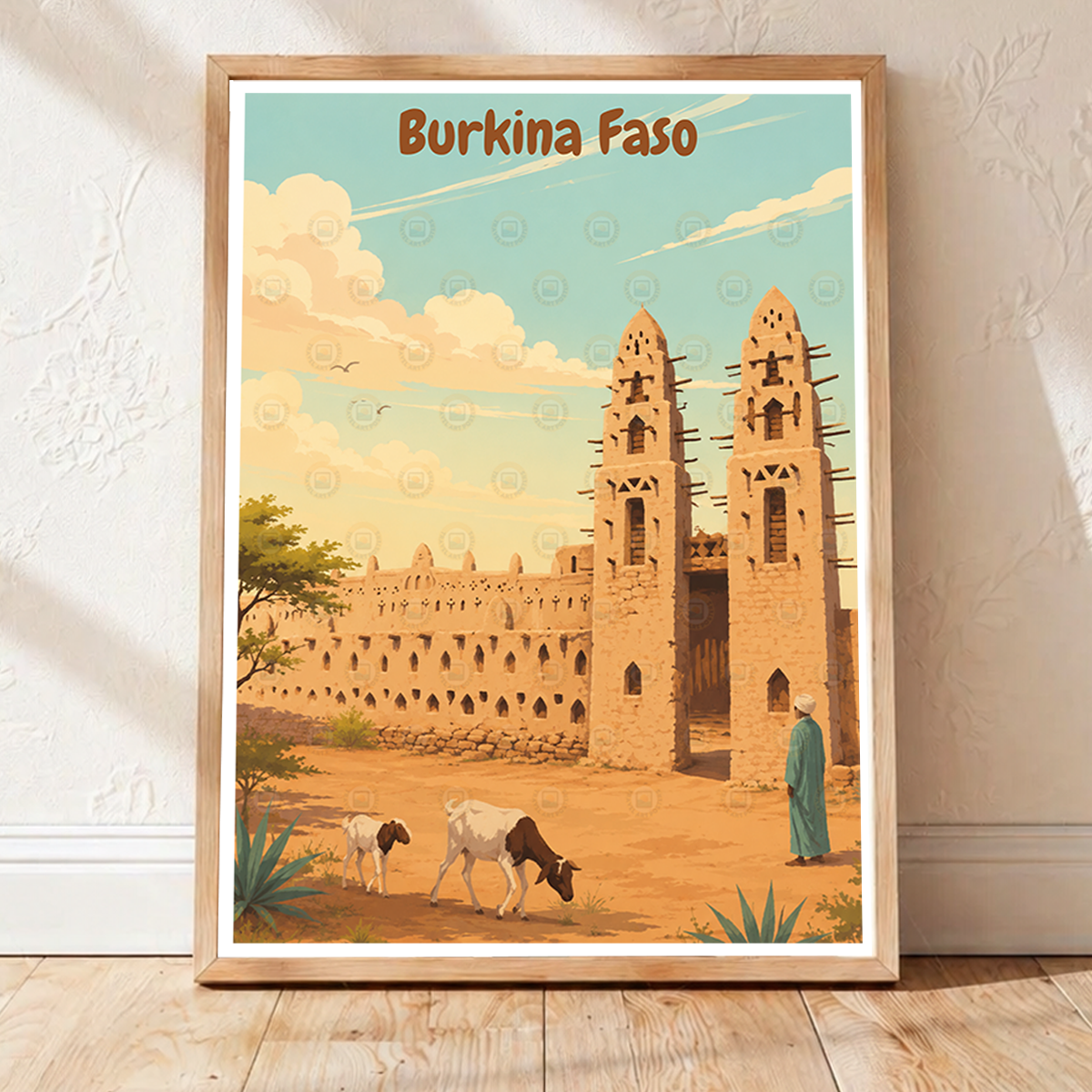 Burkina Faso - Travel Wall Poster Print Home Deco - Travel Art Poster Print