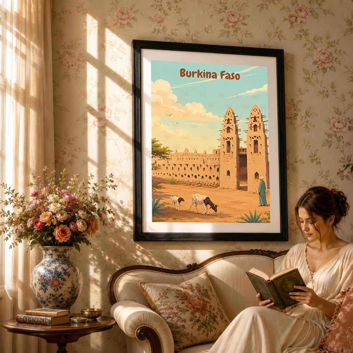 Burkina Faso - Travel Wall Poster Print Home Deco - Travel Art Poster Print