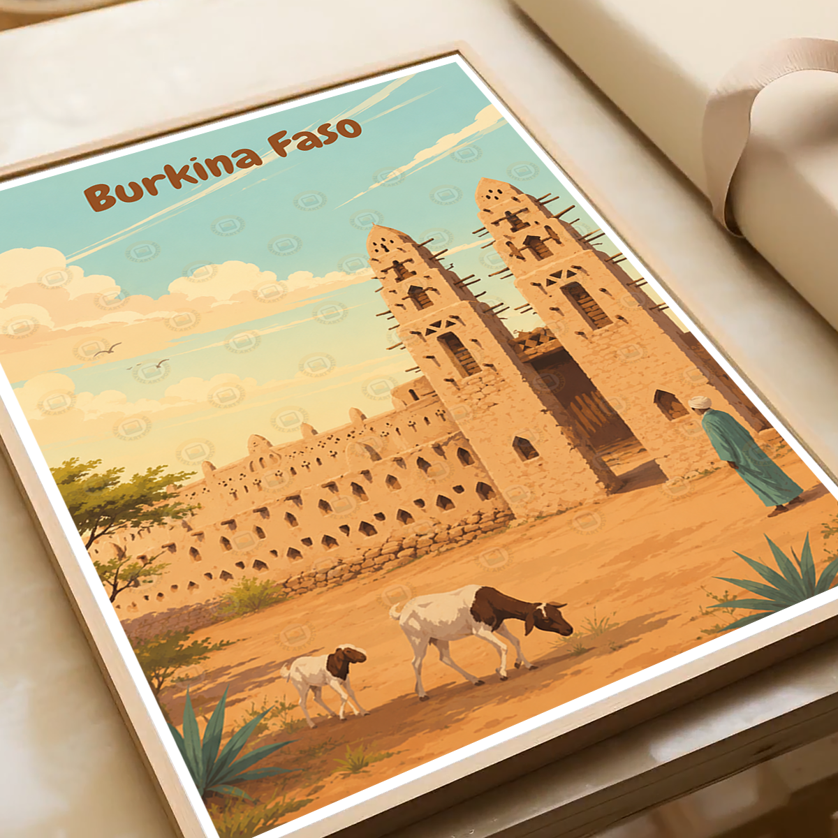 Burkina Faso - Travel Wall Poster Print Home Deco - Travel Art Poster Print