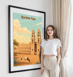 Burkina Faso - Travel Wall Poster Print Home Deco - Travel Art Poster Print
