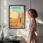 Burkina Faso - Travel Wall Poster Print Home Deco - Travel Art Poster Print