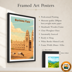 Burkina Faso - Travel Wall Poster Print Home Deco - Travel Art Poster Print