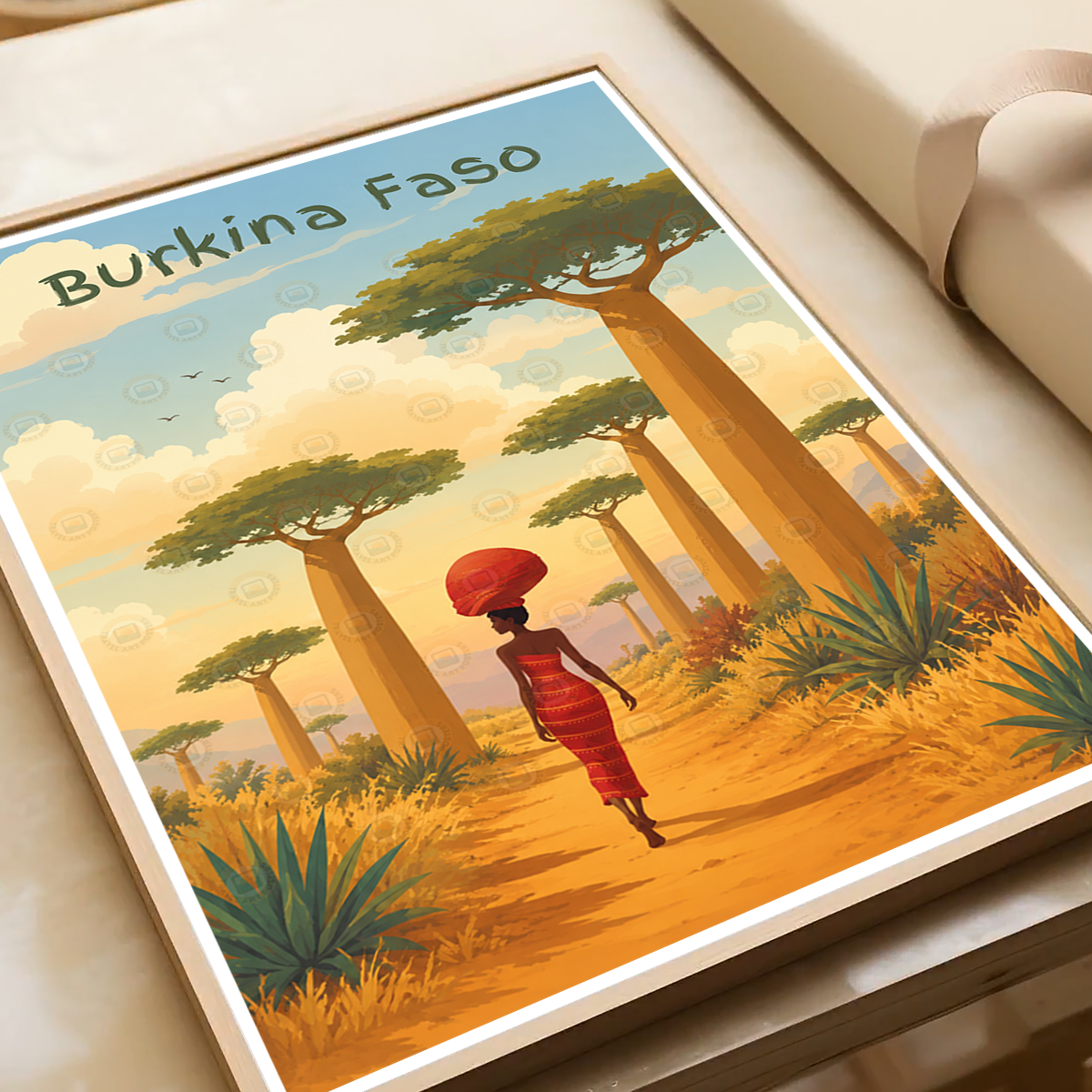 Burkina Faso - Travel Wall Poster Print Home Deco - Travel Art Poster Print