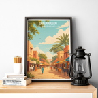 Ouagadougou - Burkina Faso - Travel Wall Poster Print Home Deco - Travel Art Poster Print