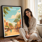Ouagadougou - Burkina Faso - Travel Wall Poster Print Home Deco - Travel Art Poster Print