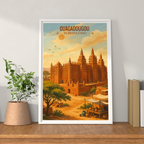 Ouagadougou - Burkina Faso - Travel Wall Poster Print Home Deco - Travel Art Poster Print