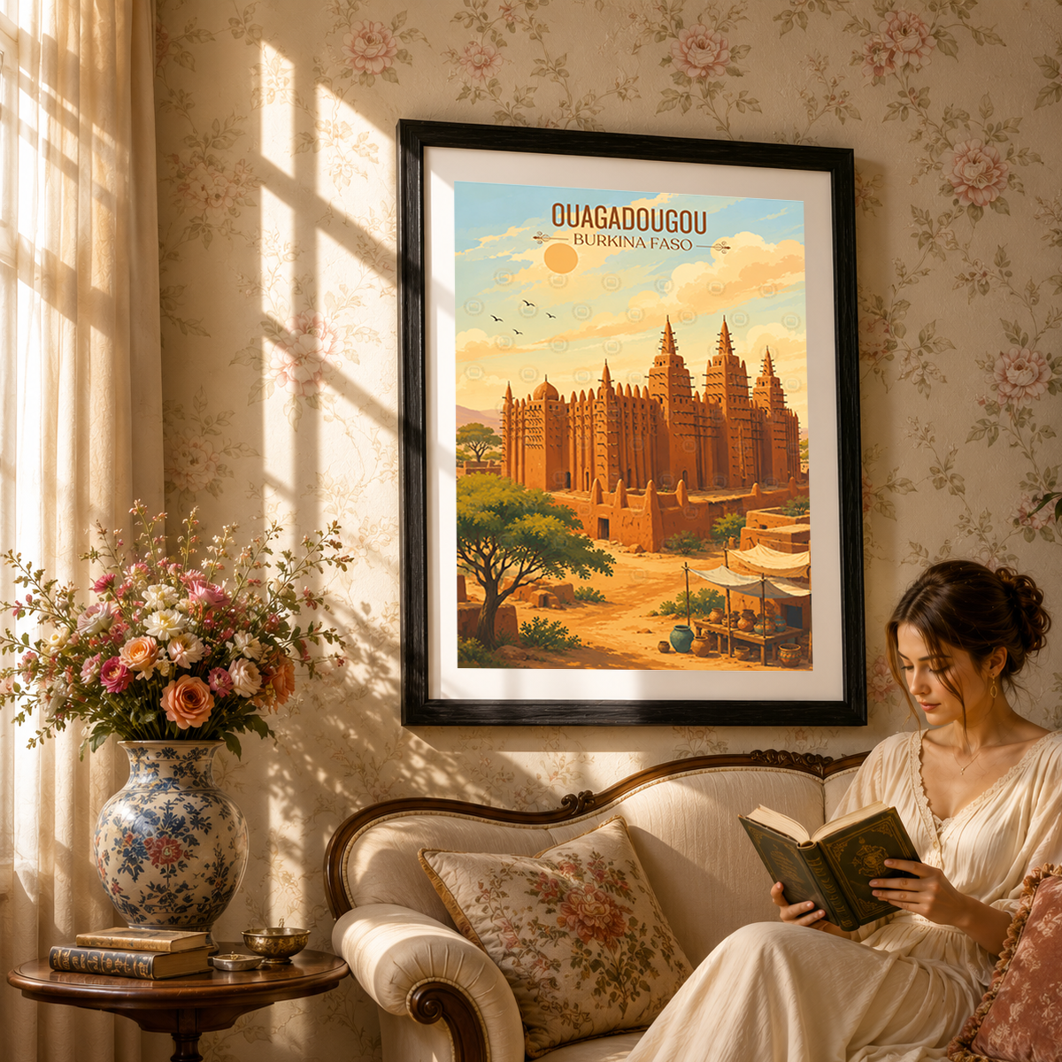 Ouagadougou - Burkina Faso - Travel Wall Poster Print Home Deco - Travel Art Poster Print