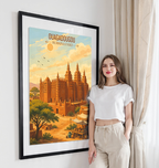 Ouagadougou - Burkina Faso - Travel Wall Poster Print Home Deco - Travel Art Poster Print