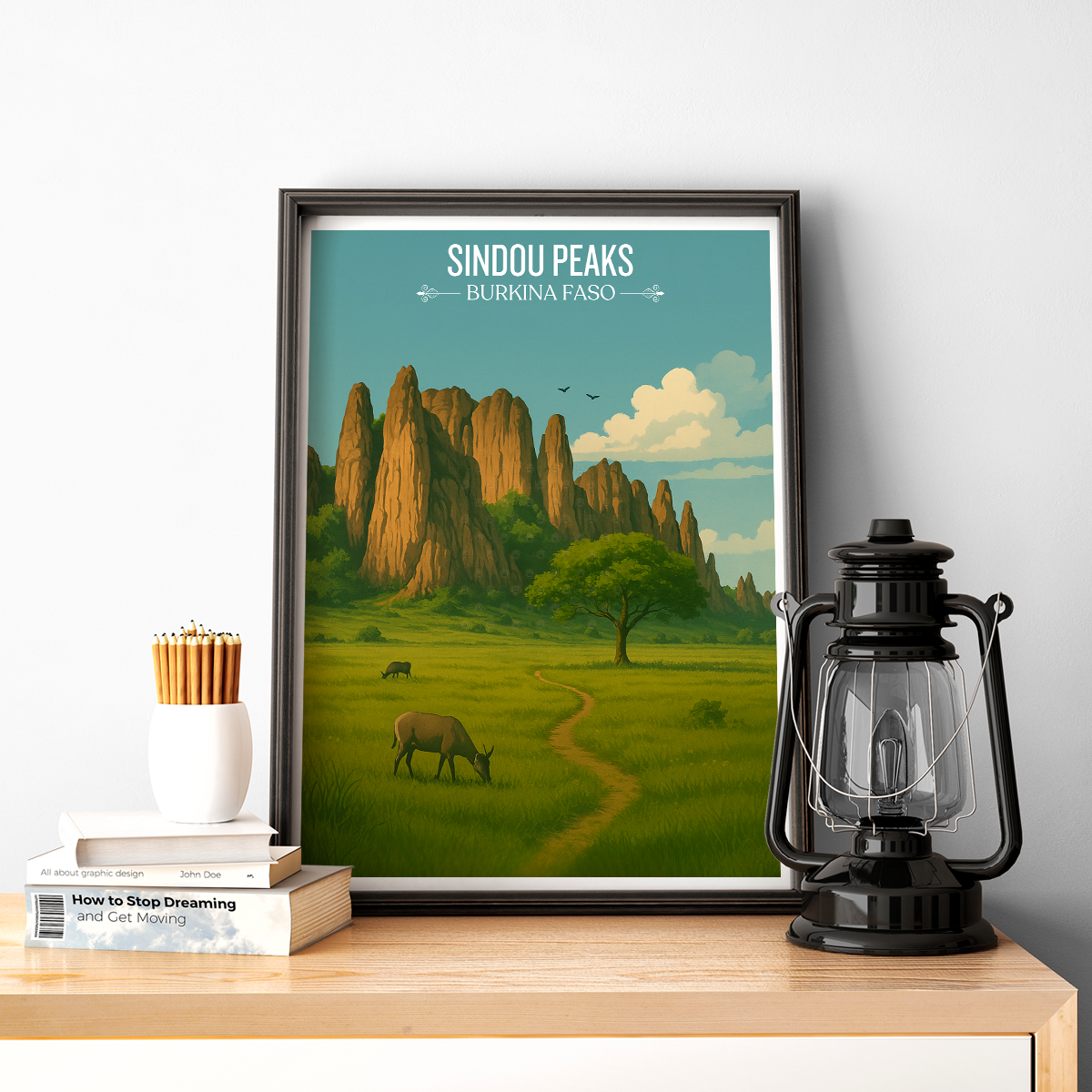 Sindou Peaks - Burkina Faso - Travel Wall Poster Print Home Deco - Travel Art Poster Print