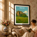 Sindou Peaks - Burkina Faso - Travel Wall Poster Print Home Deco - Travel Art Poster Print