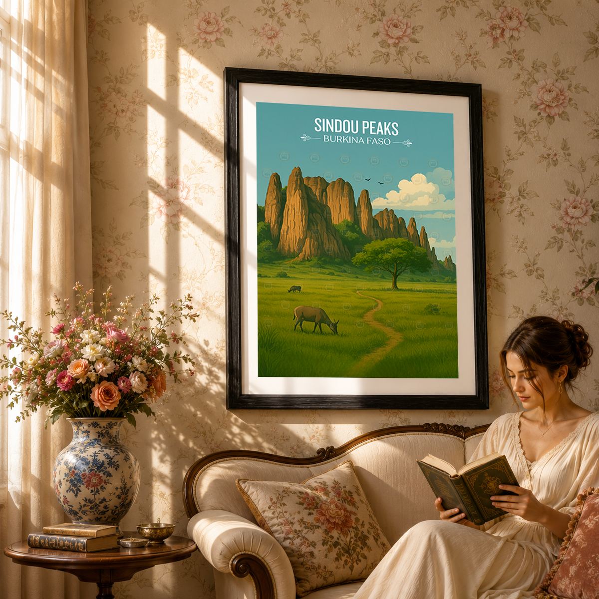 Sindou Peaks - Burkina Faso - Travel Wall Poster Print Home Deco - Travel Art Poster Print
