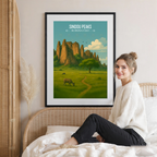 Sindou Peaks - Burkina Faso - Travel Wall Poster Print Home Deco - Travel Art Poster Print