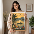 Burundi - Travel Art Print Wall Deco Poster - Travel Art Poster Print