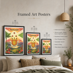Burundi - Travel Art Print Wall Deco Poster - Travel Art Poster Print