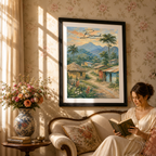 Burundi - Travel Art Print Wall Deco Poster - Travel Art Poster Print