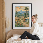 Burundi - Travel Art Print Wall Deco Poster - Travel Art Poster Print