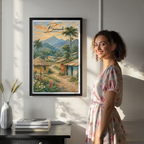 Burundi - Travel Art Print Wall Deco Poster - Travel Art Poster Print