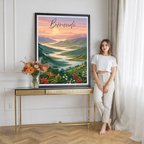 Burundi - Travel Art Print Wall Deco Poster - Travel Art Poster Print