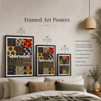 Burundi - Travel Art Print Wall Deco Poster - Travel Art Poster Print