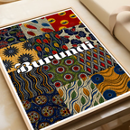 Burundi - Travel Art Print Wall Deco Poster - Travel Art Poster Print