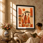 Burundi - Travel Art Print Wall Deco Poster - Travel Art Poster Print