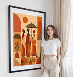 Burundi - Travel Art Print Wall Deco Poster - Travel Art Poster Print