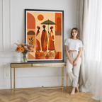 Burundi - Travel Art Print Wall Deco Poster - Travel Art Poster Print