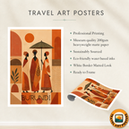 Burundi - Travel Art Print Wall Deco Poster - Travel Art Poster Print