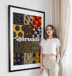 Burundi - Travel Art Print Wall Deco Poster - Travel Art Poster Print