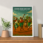 Gishora Drum Sanctuary - Burundi - Travel Art Print Wall Deco Poster - Travel Art Poster Print