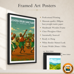 Gishora Drum Sanctuary - Burundi - Travel Art Print Wall Deco Poster - Travel Art Poster Print