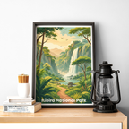 Kibira National Park - Burundi - Travel Art Print Wall Deco Poster - Travel Art Poster Print