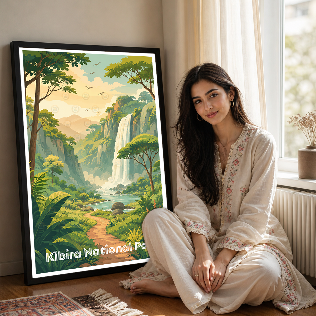 Kibira National Park - Burundi - Travel Art Print Wall Deco Poster - Travel Art Poster Print