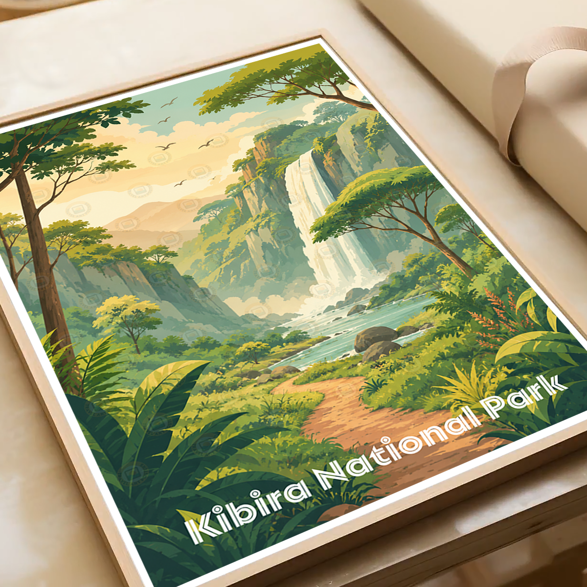Kibira National Park - Burundi - Travel Art Print Wall Deco Poster - Travel Art Poster Print
