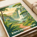 Kibira National Park - Burundi - Travel Art Print Wall Deco Poster - Travel Art Poster Print