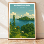 Kibira National Park - Burundi - Travel Art Print Wall Deco Poster - Travel Art Poster Print