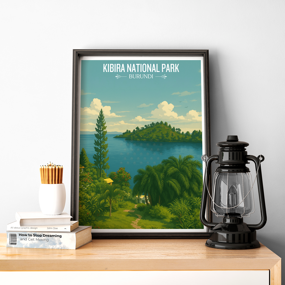Kibira National Park - Burundi - Travel Art Print Wall Deco Poster - Travel Art Poster Print