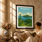 Kibira National Park - Burundi - Travel Art Print Wall Deco Poster - Travel Art Poster Print